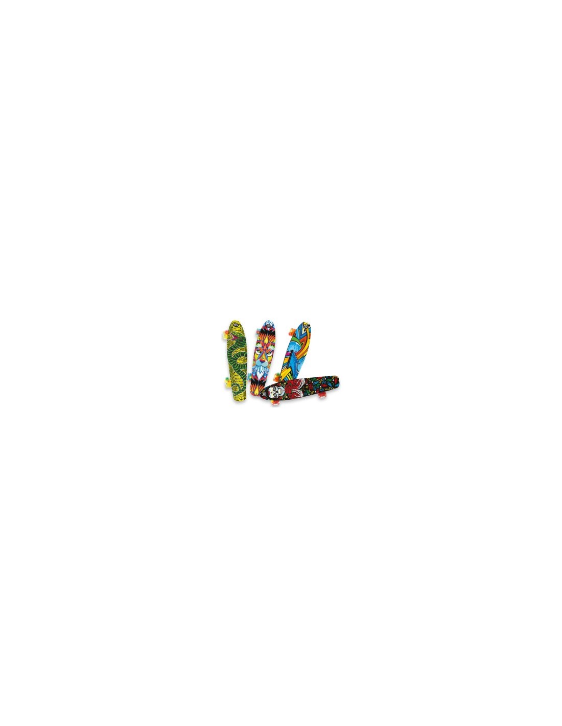 TEOSPORT 52160 SKATEBOARD 57CM RUOTE LED ASSORTITO
