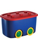 CONTENITORE FUNNY BOX BLU 58X38,5X32CM