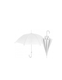 12065 OMBRELLO DONNA 61CM AUTOMATICO BIANCO