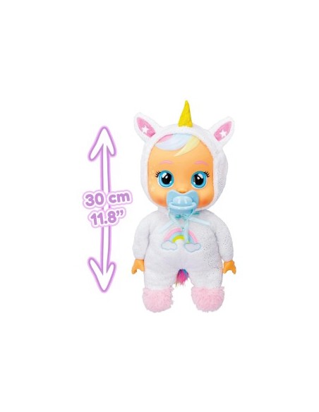 Cry Babies Goodnight Dreamy, Bambola Interattiva con Luce Notturna e Ninne Nanne, Giocattolo per Bambini dai 18 Mesi in Su