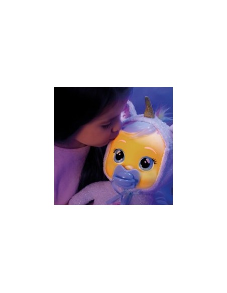 Cry Babies Goodnight Dreamy, Bambola Interattiva con Luce Notturna e Ninne Nanne, Giocattolo per Bambini dai 18 Mesi in Su