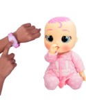 Cry Babies Newborn Coney Deluxe Interattiva, Bambola Neonata con Braccialetto Elettronico, Lacrime Vere e Suoni