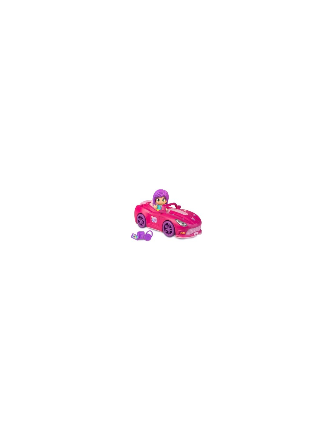 Pinypon Let's Go! Macchina, Giocattolo Assortito, Accessori Inclusi, Personaggio Pinypon, Bambini 4+, Famosa