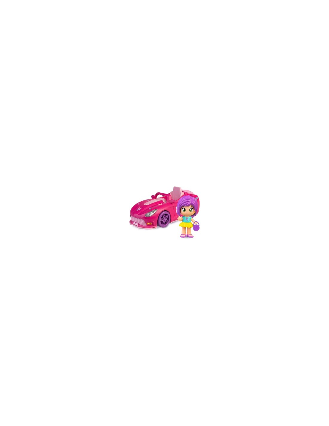 Pinypon Let's Go! Macchina, Giocattolo Assortito, Accessori Inclusi, Personaggio Pinypon, Bambini 4+, Famosa