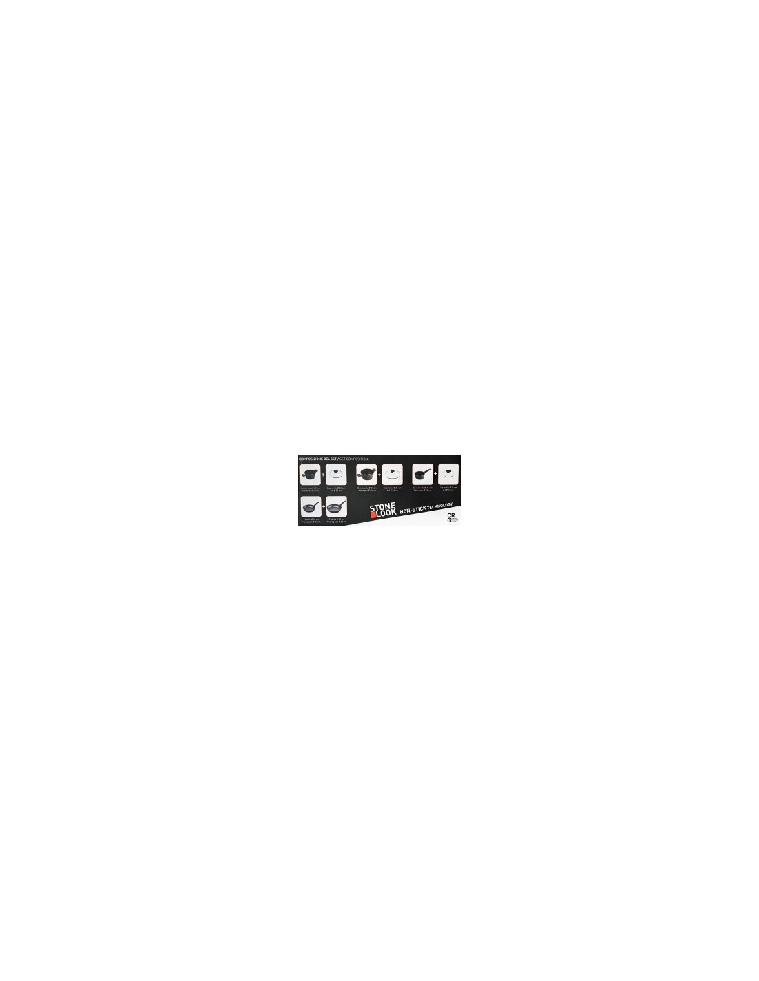 BATTERIA SET 8PZ 2293 STONE LOOK