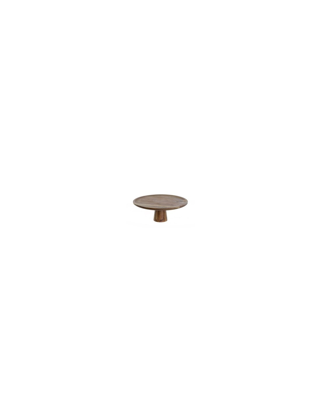 VASSOIO PC207683 ACACIA 36X36X14CM CON PIEDE