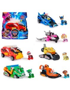 PAW PATROL VEICOLO CON PERSONAGGIO SERIE MIGHTY MOVIE, SPIN MASTER