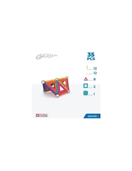 GEOMAG 535 COSTRUZIONI GLITTER 35PZ