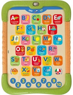 SAPIENTINO CLEMENTONI ALPHA PAD GIOCO EDUCATIVO PER BAMBINI