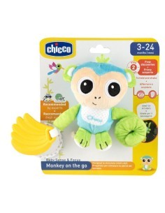 Chicco Sonaglio Musicale a Forma di Scimmietta: Stimola i Sensori dei Bambini