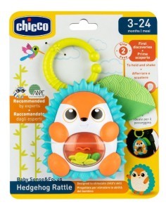 Chicco Sonaglio Musicale a Forma di Riccio - Giocattolo Elettronico per Bambini 6-36 Mesi
