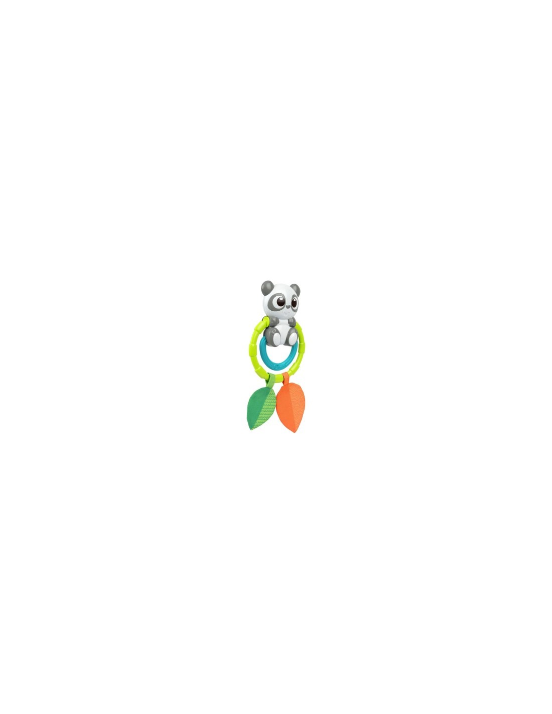Chicco Sonaglio Panda - Massaggiagengive e Gioco Sensoriale per Neonati, Facile da Afferrare e Divertente
