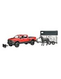 POWER WAGON CON RIMORCHIO E CAVALLO 2501 BRUDER SPIELWAREN su TreG ...