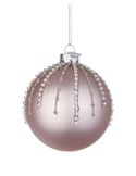 SFERA 0934334 VETRO FIREWORK ROSA 8CM su TreG Ingrosso