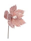 PICK ENID POINSETTIA ROSA H25CM su TreG Ingrosso