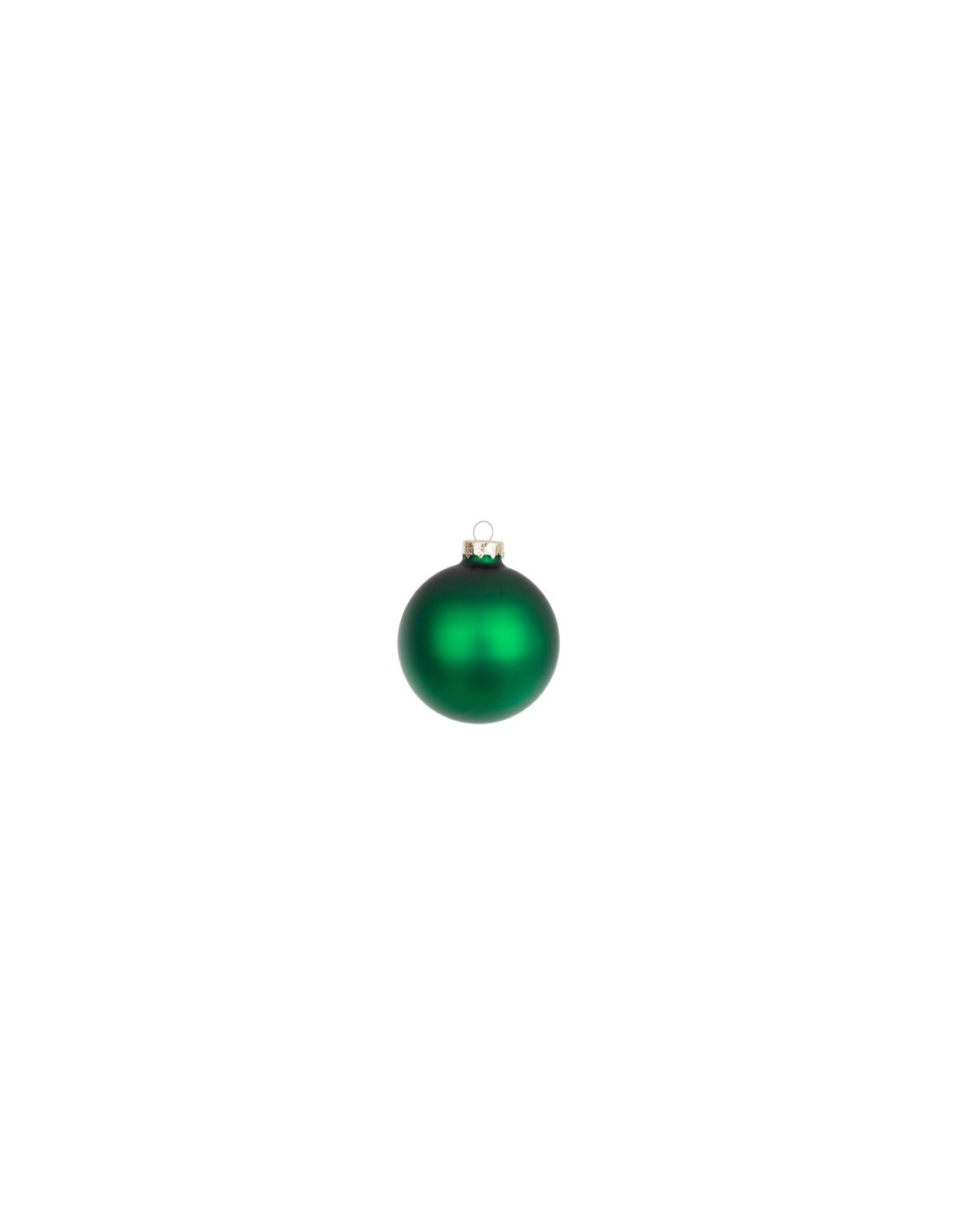 SFERA VETRO 8CM VERDE ALLEGRO OPACO su TreG Ingrosso