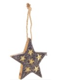 PENDAGLIO BERNARLD STELLA LEGNO 8CM su TreG Ingrosso