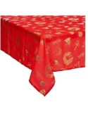 TOVAGLIA 175752 140X240 ROSSO/ORO su TreG Ingrosso