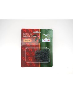 BLISTER 50 GANCI FERRO VERDI PER ALBERO su TreG Ingrosso