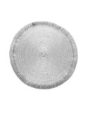LUREX TOVAGLIETTA CON FRANGE 38CM ARGENTO su TreG Ingrosso