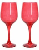 PASSION SET 2 CALICI 375CC VETRO ROSSO su TreG Ingrosso