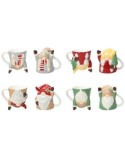 NATALE UP DOWN TAZZA MUG 300CC GNOMO su TreG Ingrosso