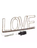 SCRITTA LOVE LUMINOSA 59641 MICROLED BIANCO CALDO su TreG Ingrosso