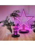 STELLA CON BASE H55CM DLW LEGNO SBIANCATO SOFT WHITE, ILLUMINAZIONE...