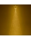 MAGIC ALBERO STELLA COMETA 3M 290 GOCCE DI LUCE LED 360 BIANCO CALD...