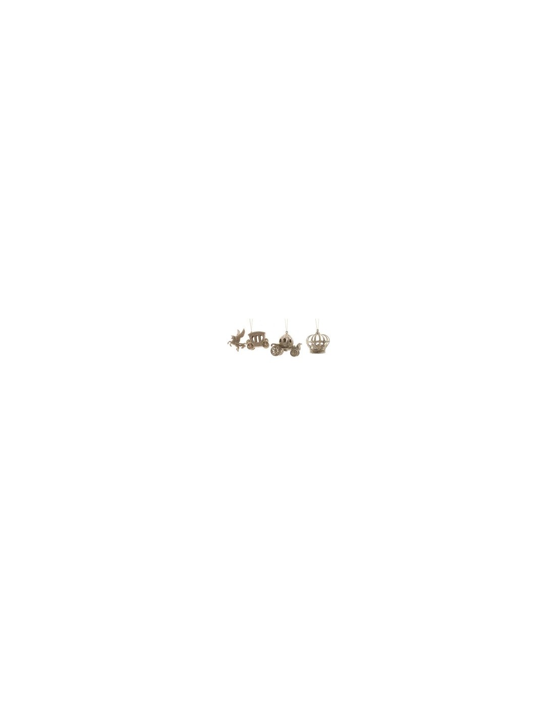 PENDENTE DECORAZIONE 12CM GLITTERATO ORO su TreG Ingrosso