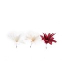 FIORE IN PIUME 23X25CM COLORI ASSORTITI su TreG Ingrosso