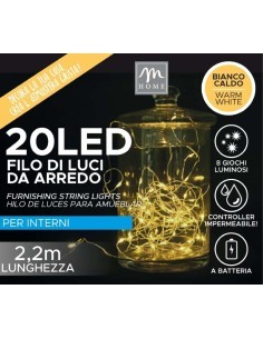 FILO 20 LED BIANCO CALDO IN ESPOSITORE CON TRYME su TreG Ingrosso