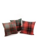 CUSCINO TARTAN LINE 45X45CM ASSORTITO su TreG Ingrosso