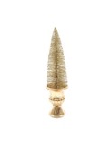 ALBERO CON BASE IN RESINA ORO 51X14X14CM su TreG Ingrosso