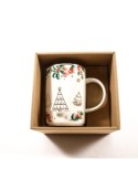 TAZZA MUG PORCELLANA E ORO ZECCHINO 11X11X9CM su TreG Ingrosso