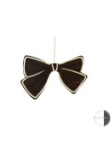 FIOCCO MARRONE 20X17CM POLIESTERE su TreG Ingrosso