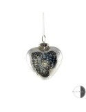 PENDENTE CUORE VETRO 8CM ARGENTO su TreG Ingrosso