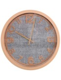 OROLOGIO 187177 PLASTICA 31CM GRIGIO EFFETTO LEGNO