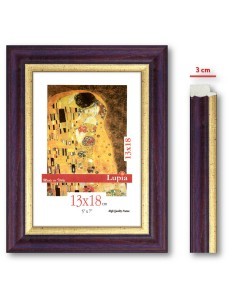 CORNICE GANDHI 13X18 CM IN LEGNO LUPIA su TreG Ingrosso
