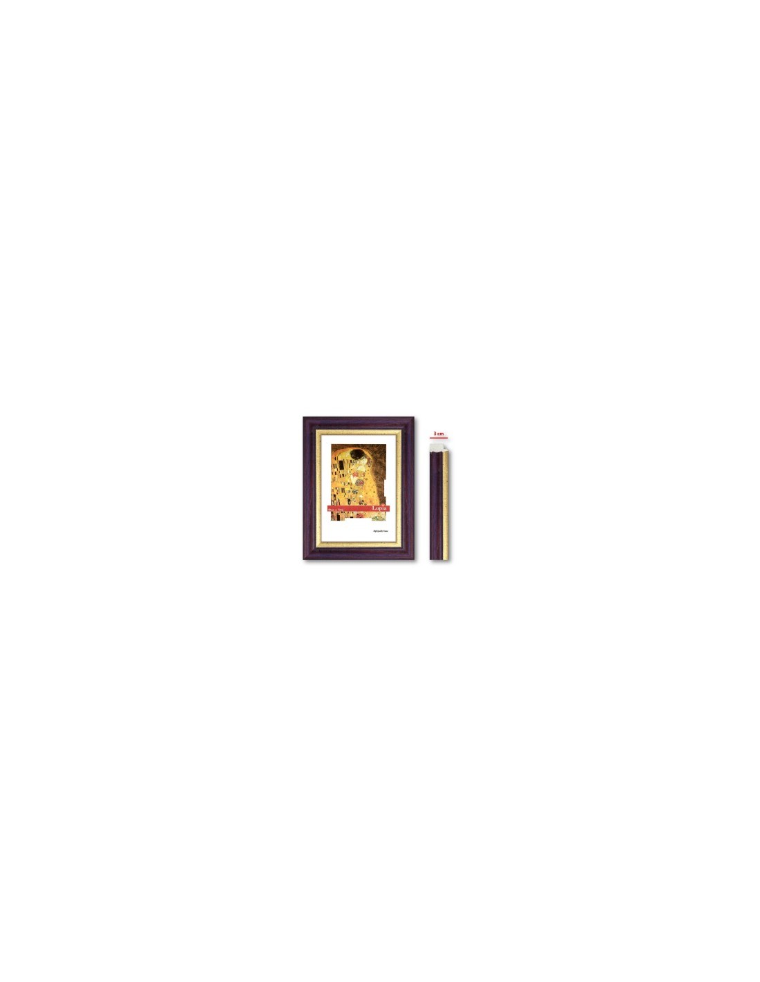 CORNICE GANDHI 18X24 CM IN LEGNO LUPIA su TreG Ingrosso