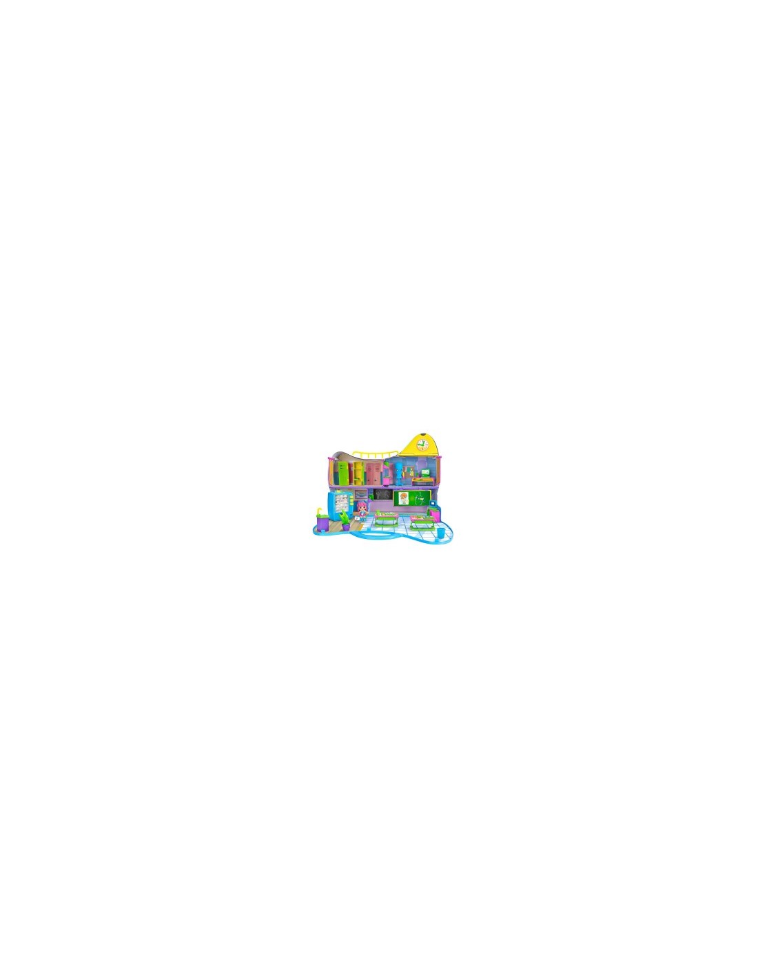 Pinypon Play Set, Istituto PINY di New York, Valigetta Portatile, Accessori Interattivi, per Bambini 4+ Anni, Famosa