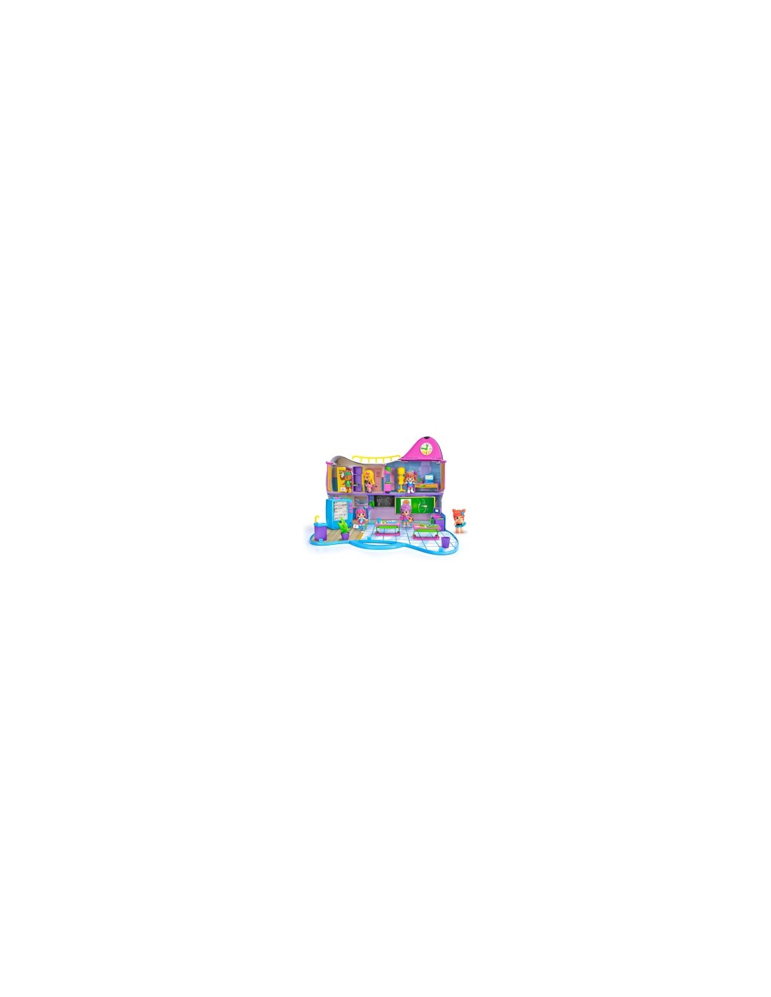 Pinypon Play Set, Istituto PINY di New York, Valigetta Portatile, Accessori Interattivi, per Bambini 4+ Anni, Famosa