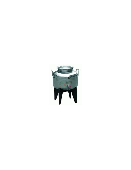 BIDONE EUROPA IN ACCIAIO INOX 3 LT CON RUBINETTO su TreG Ingrosso