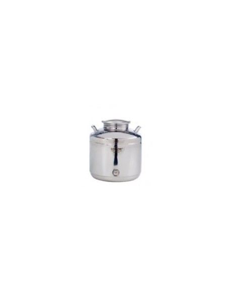 BIDONE EUROPA IN ACCIAIO INOX 15 LT CON PREDISPOSIZIONE su TreG Ing...