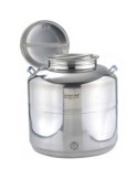 BIDONE EUROPA IN ACCIAIO INOX 15 LT CON PREDISPOSIZIONE su TreG Ing...