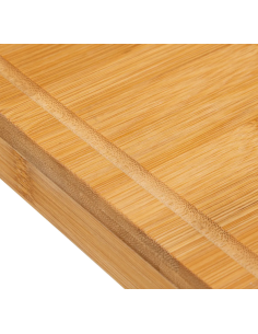 SET FORMAGGI 194186 4 COLTELLI CON VASSOIO BAMBOO