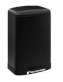 PATTUMIERA PEDALE 186155B METALLO 50LT NERO