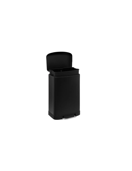 PATTUMIERA PEDALE 186155B METALLO 50LT NERO