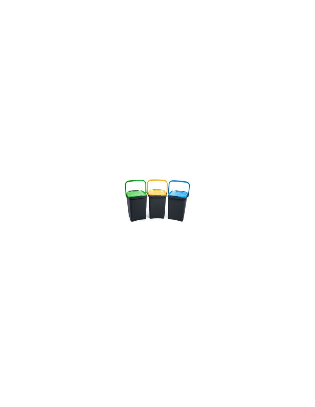 TRIS PATTUMIERA ECOLOGIC 28LT COLORI ASSORTITI