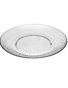PIATTO PLASTICA 125321 ESTIVA 20CM TRASPARENTE